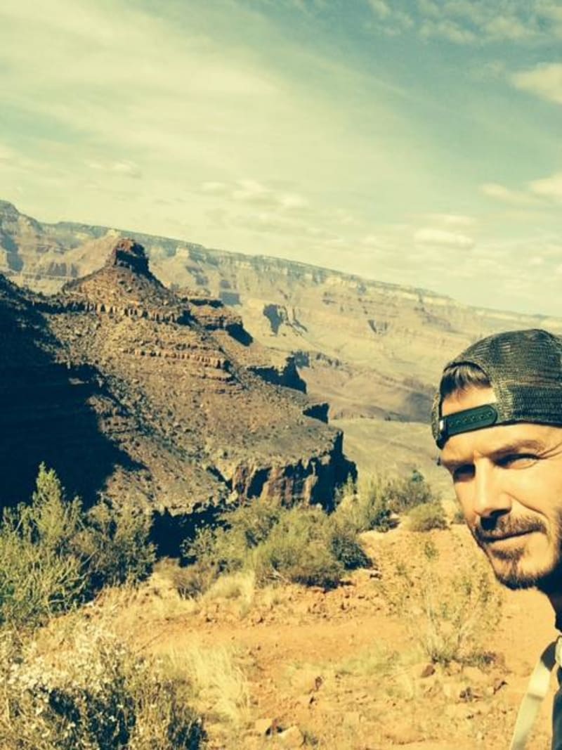 David Beckham rád cestuje a relaxuje na krásných místech