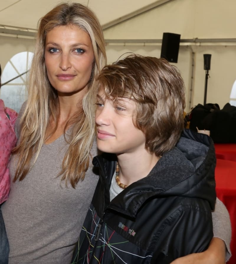 Tereza se starším synem Tobiasem  Joshuou Fetterleinem