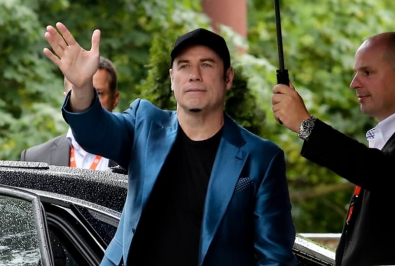 John Travolta na Mezinárodním filmovém festivalu v Karlových Varech