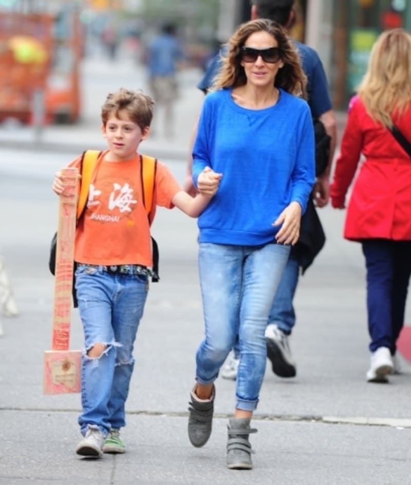 Sarah Jessica se synem Jamesem