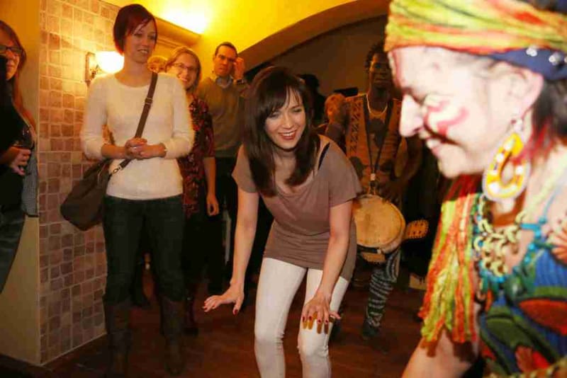 Tereza Kostková tančila africké tance
