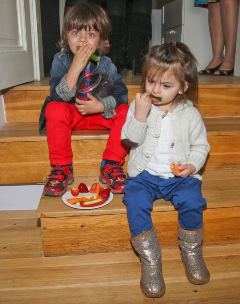 Děti Evy Decastelo Zuzana a Michal mají rády zeleninu