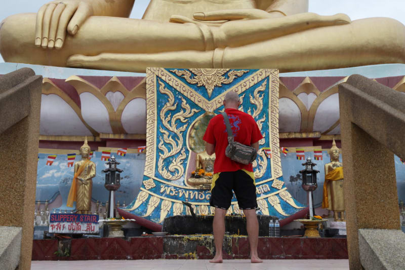 Daniel Landa v Thajsku meditoval