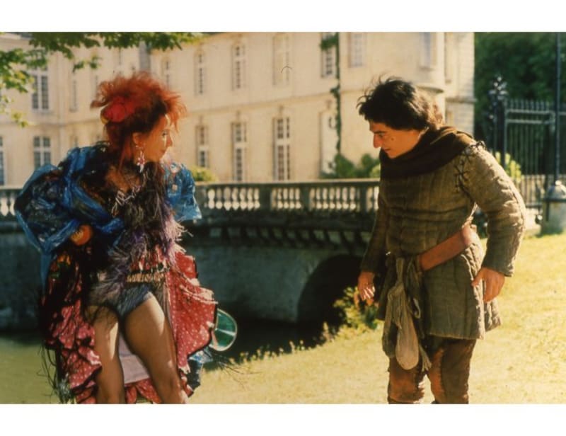 Záběry z francouzského filmu Návštěvníci