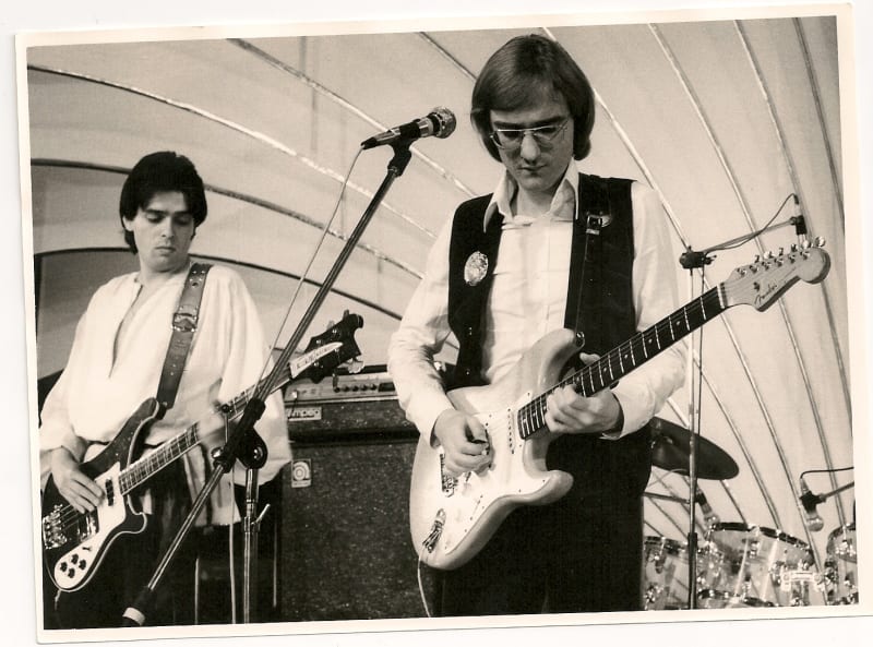 Miro Žbirka během koncertu s kapelou Modus v roce 1979