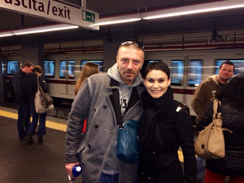 Tomáš se s Vlaďkou přepravovali v Římě zásadně metrem