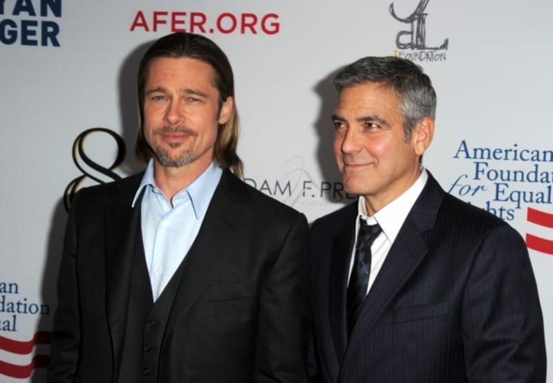 Nejlepší přátelé: George Clooney a Brad Pitt