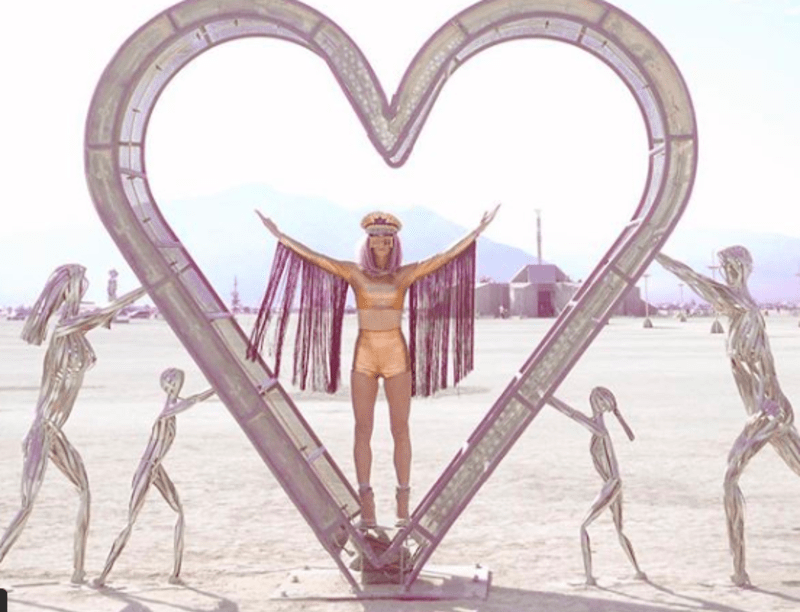 Nikol Moravcová na Burning Man 2018