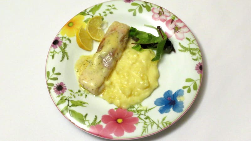 Prostřeno: Divoký norský losos s citronovou omáčkou a bramborovou kaší