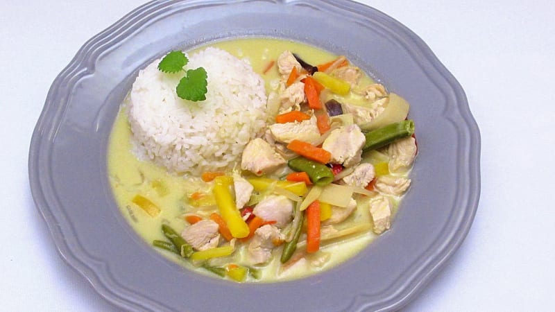 Prostřeno: Thai green curry, rýže