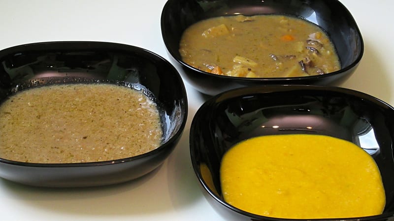 Prostřeno: Cibulačka, dýňová polévka, bramboračka