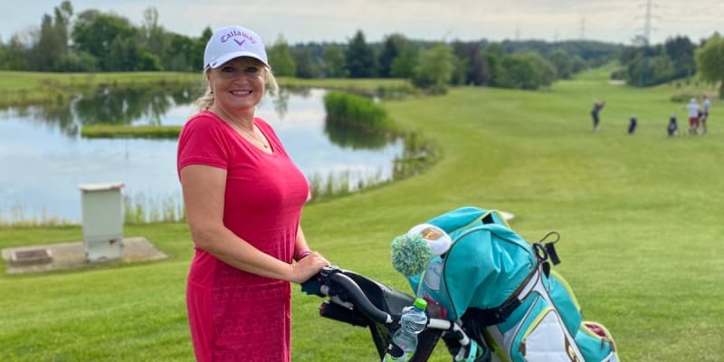 Regina Řandová je v soukromém životě nadšenou golfistkou.
