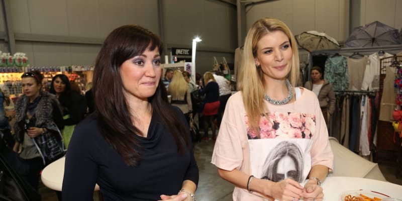 Iveta Vítová s dcerou a majitelkou firmy Alessandro ČR Tamarou Rotterovou