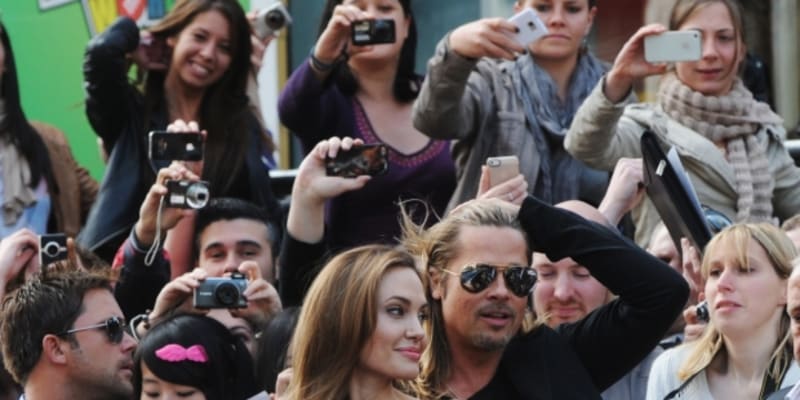 Pitt a Jolie na premiéře v Londýně