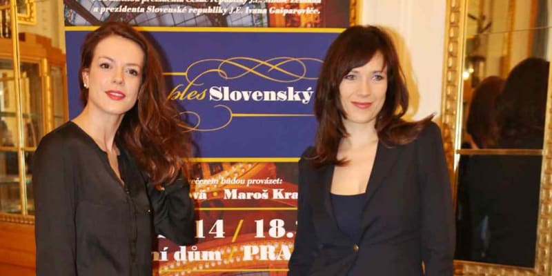 Andrea Kerestešová a Tereza Kostková jsou hlavními tvářemi Česko Slovenského plesu v Obecním domě
