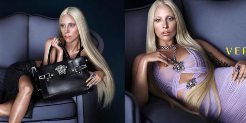 Lady Gaga útočí v reklamě Versace