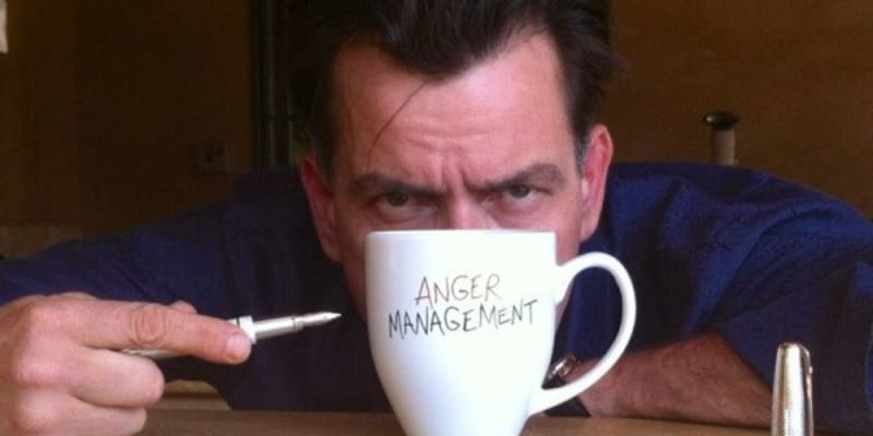 Charlie Sheen propaguje svůj film Anger Management