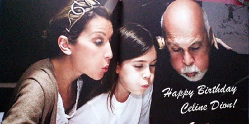Soukromé narozeniny Céline s manželem a synem Reném