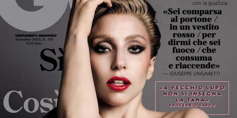 Lady Gaga se odhalila již na titulce magazine GQ