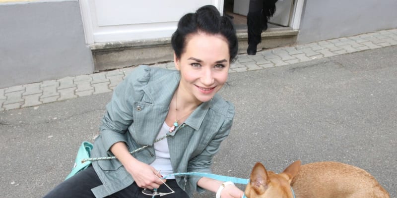Sandra Nováková je milovnice psů.