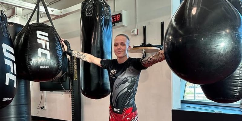 MMA zápasnice Tereza Bledá