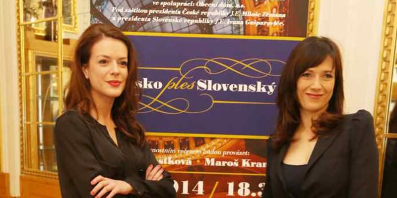 Andrea Kerestešová a Tereza Kostková jsou hlavními tvářemi Česko Slovenského plesu v Obecním domě