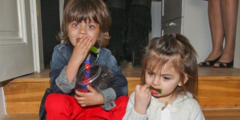 Děti Evy Decastelo Zuzana a Michal mají rády zeleninu
