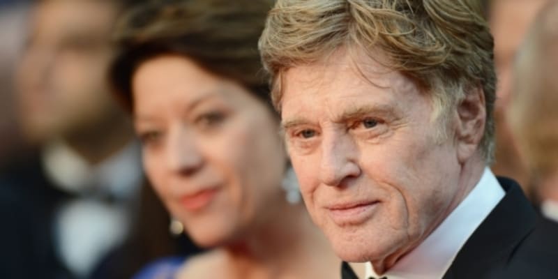 Robert Redford s manželkou Sibylle Szaggars v Cannes