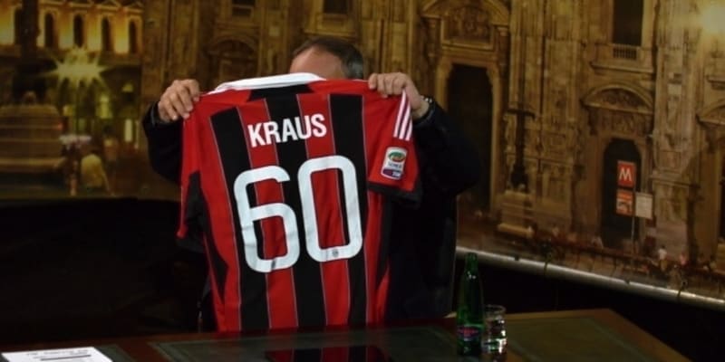Jan Kraus dostal fotbalový dres se svým jménem