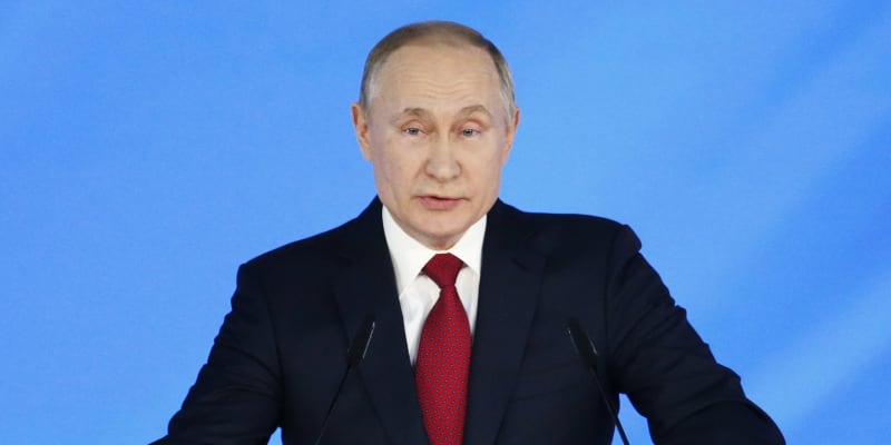 Vladimir Putin pronesl tradiční poselství o stavu země