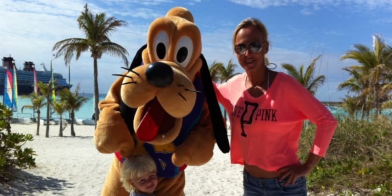 Zuzana Belohorcová si to s dcerou na Bahamách skutečně užívala
