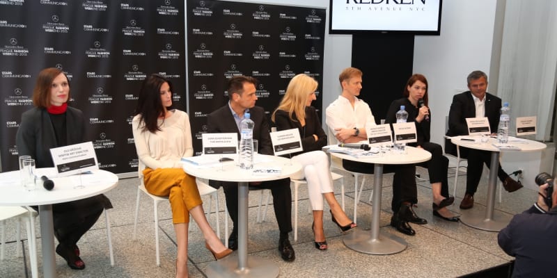 Tisková konference k akci Mercedes-Benz Prague Fashion Weekend