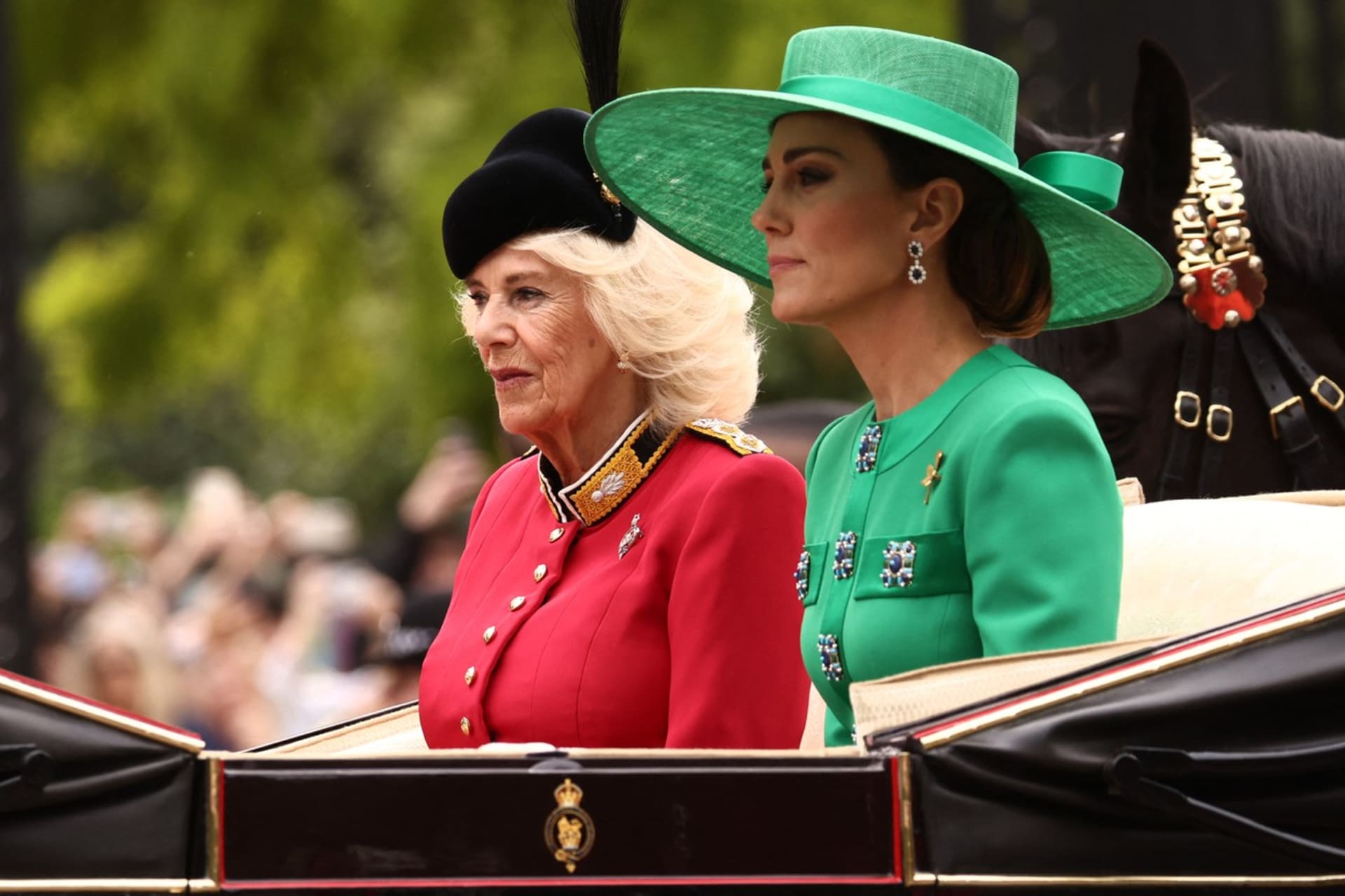 Královna Camilla a princezna Catherine