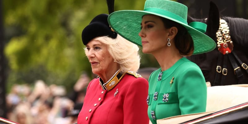 Královna Camilla a princezna Catherine