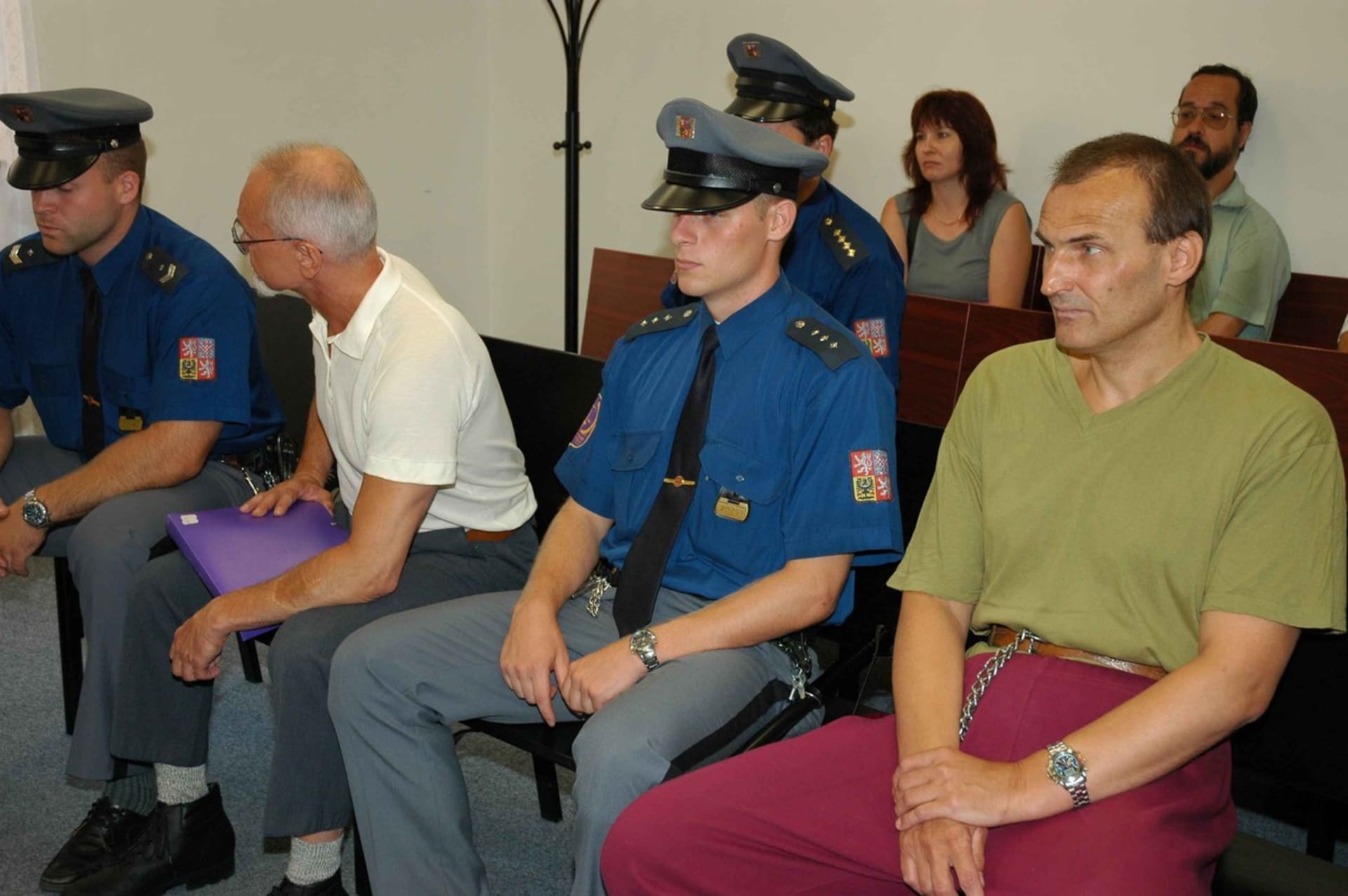 Josef Kott a Michal Kutílek u soudu