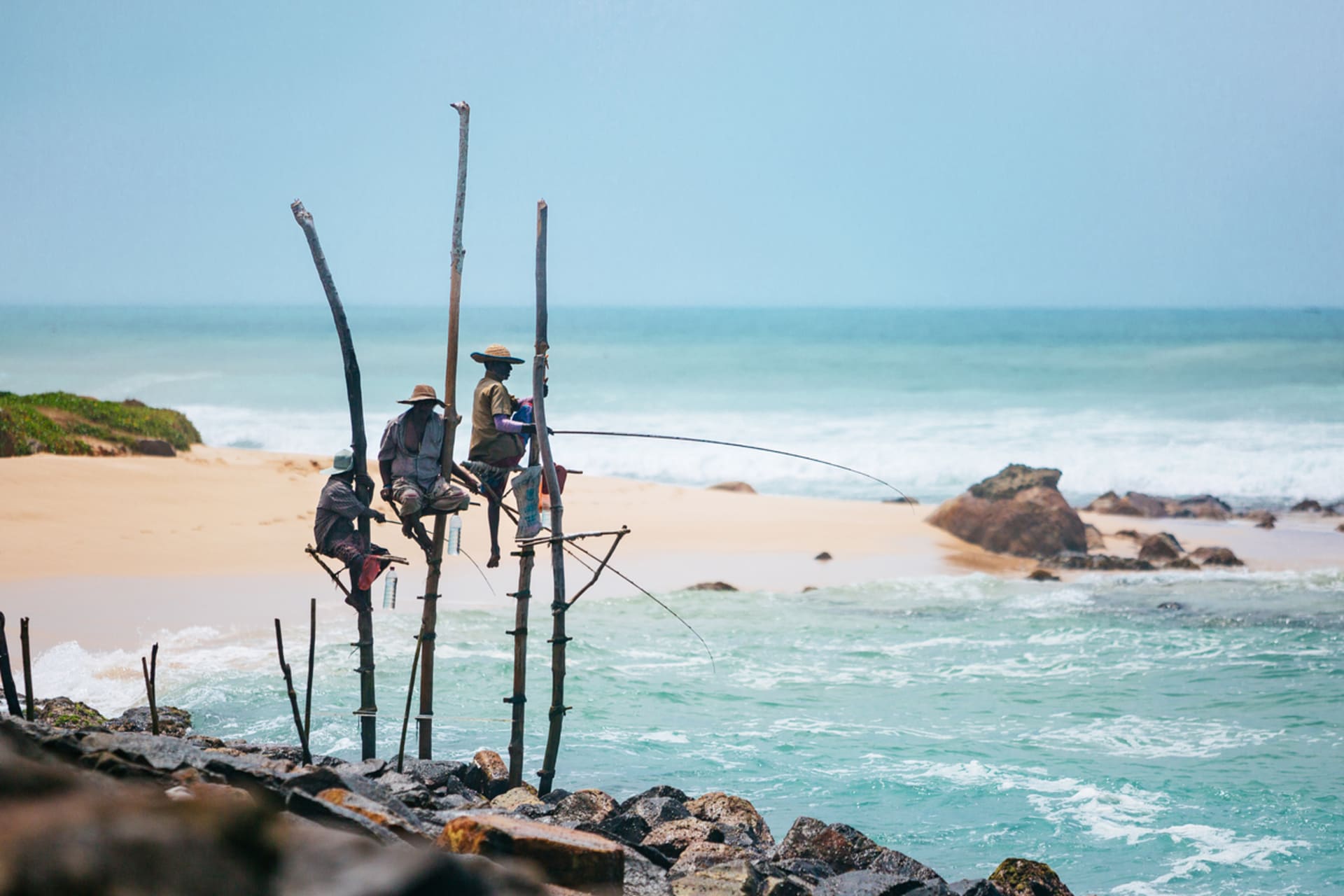 Tradiční řemeslo: Rybáři na Srí Lance