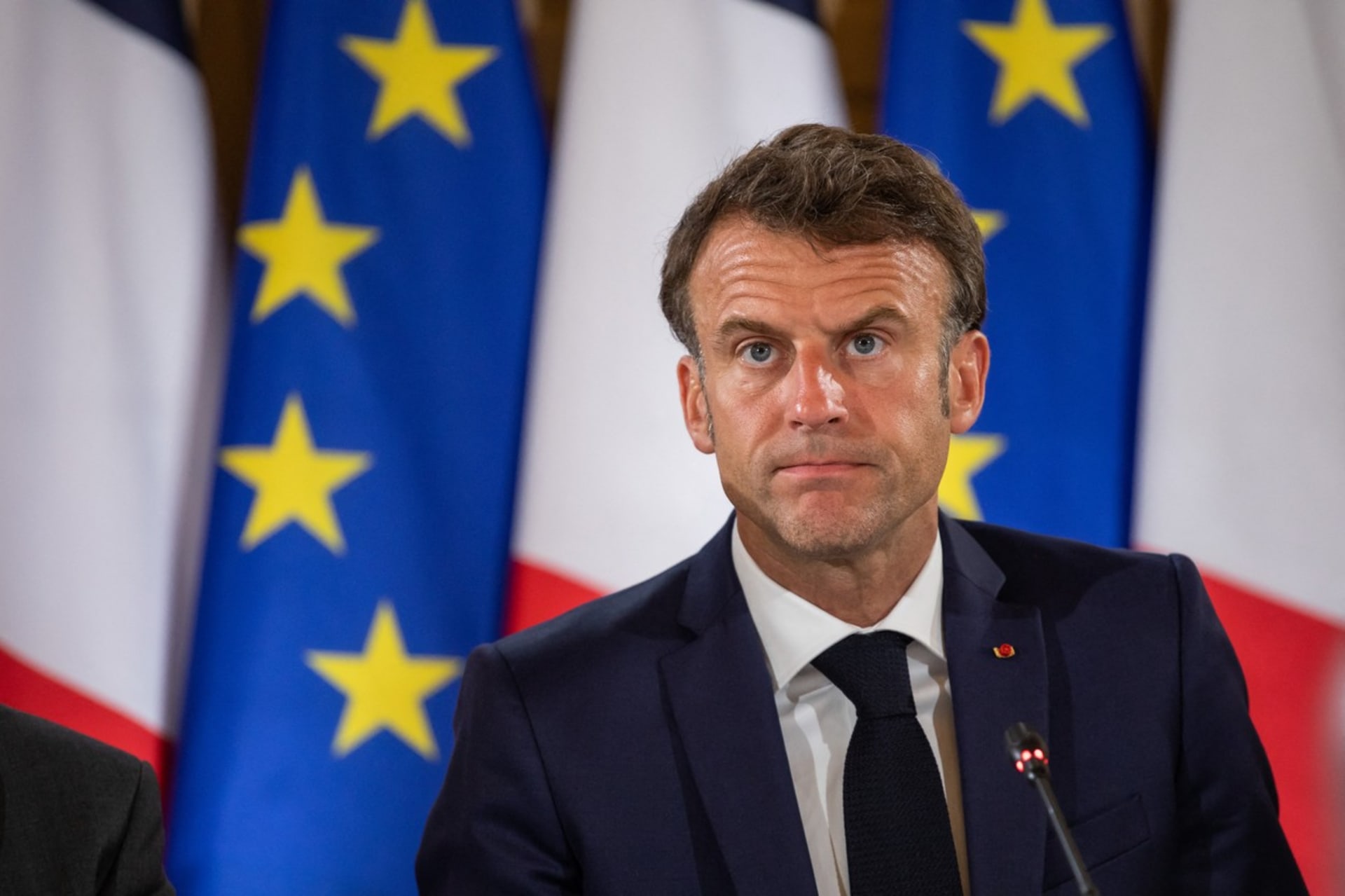 EFrancouzský prezident Emmanuel Macron