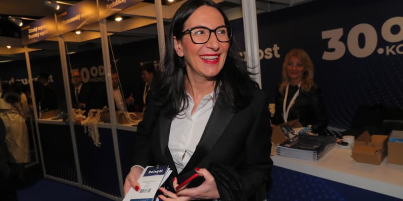 Alexandra Udženija na kongresu ODS v roce 2022