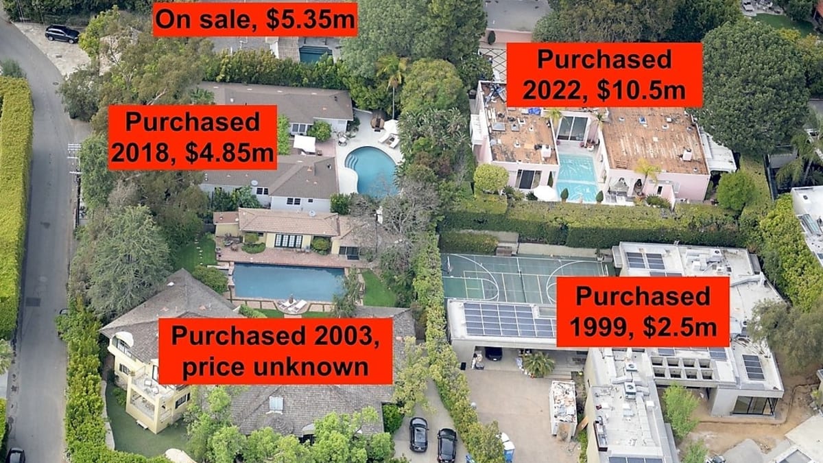 Leonardo diCaprio není žádný troškař Má luxusní sídlo v Hollywoodu se čtyřmi domy. A možná se ještě rozroste o pátý