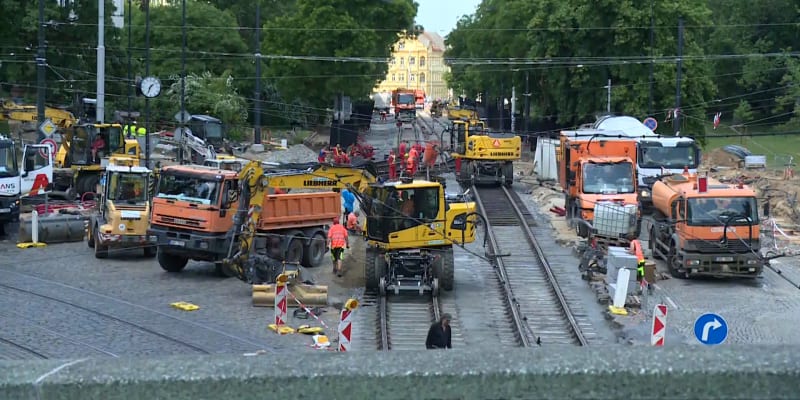 V Praze probíhá oprava několika ulic.