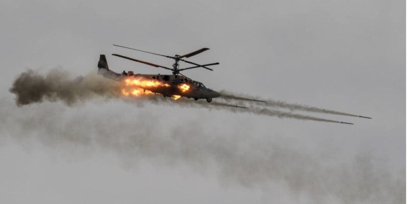 Ruský bitevní vrtulník Kamov Ka-52 Alligator