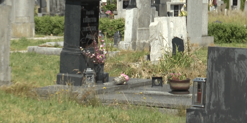 Dva pacienti z psychiatrické léčebny demolovali hřbitov v Dobřanech.