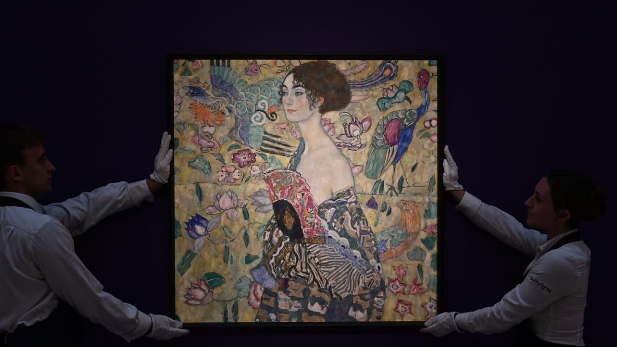 Gustav Klimt, Dáma s vějířem