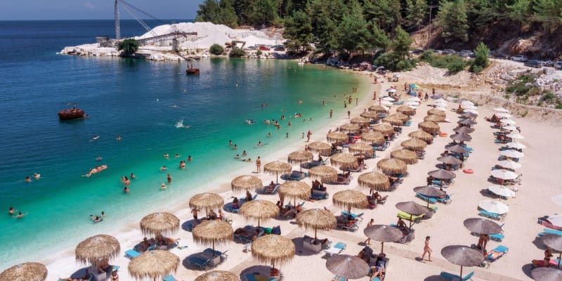 Pláže řeckého ostrova Thasos