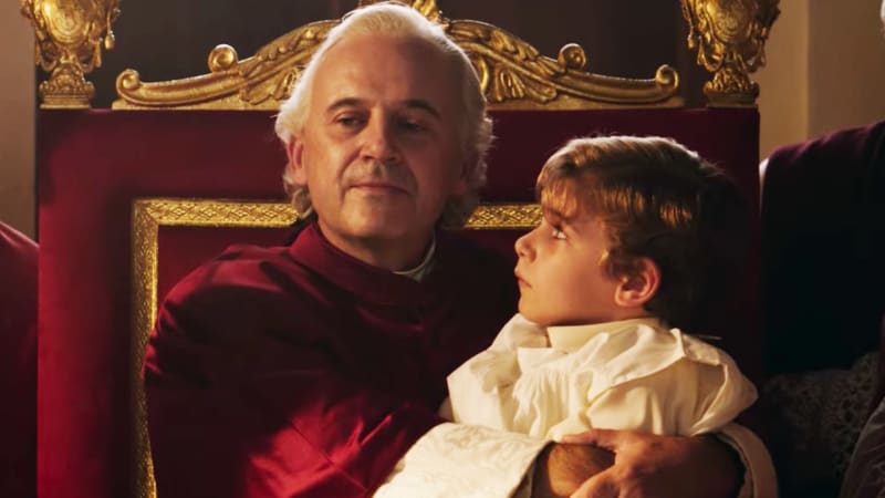 Pius IX. ve filmu Kidnapped z roku 2023