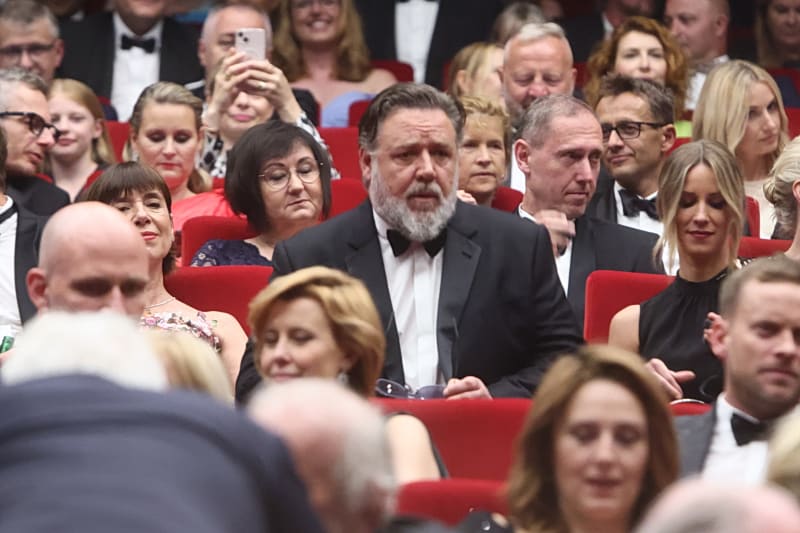 Russell Crowe si užíval atmosféru.