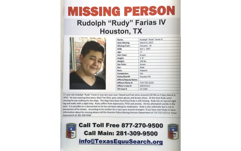 Pohřešovaný Rudy Farias byl po osmi letech nalezen.