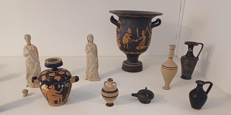 Jedna se sbírek v muzeu Mandralisca, dokazující bohatou historii Sicílie