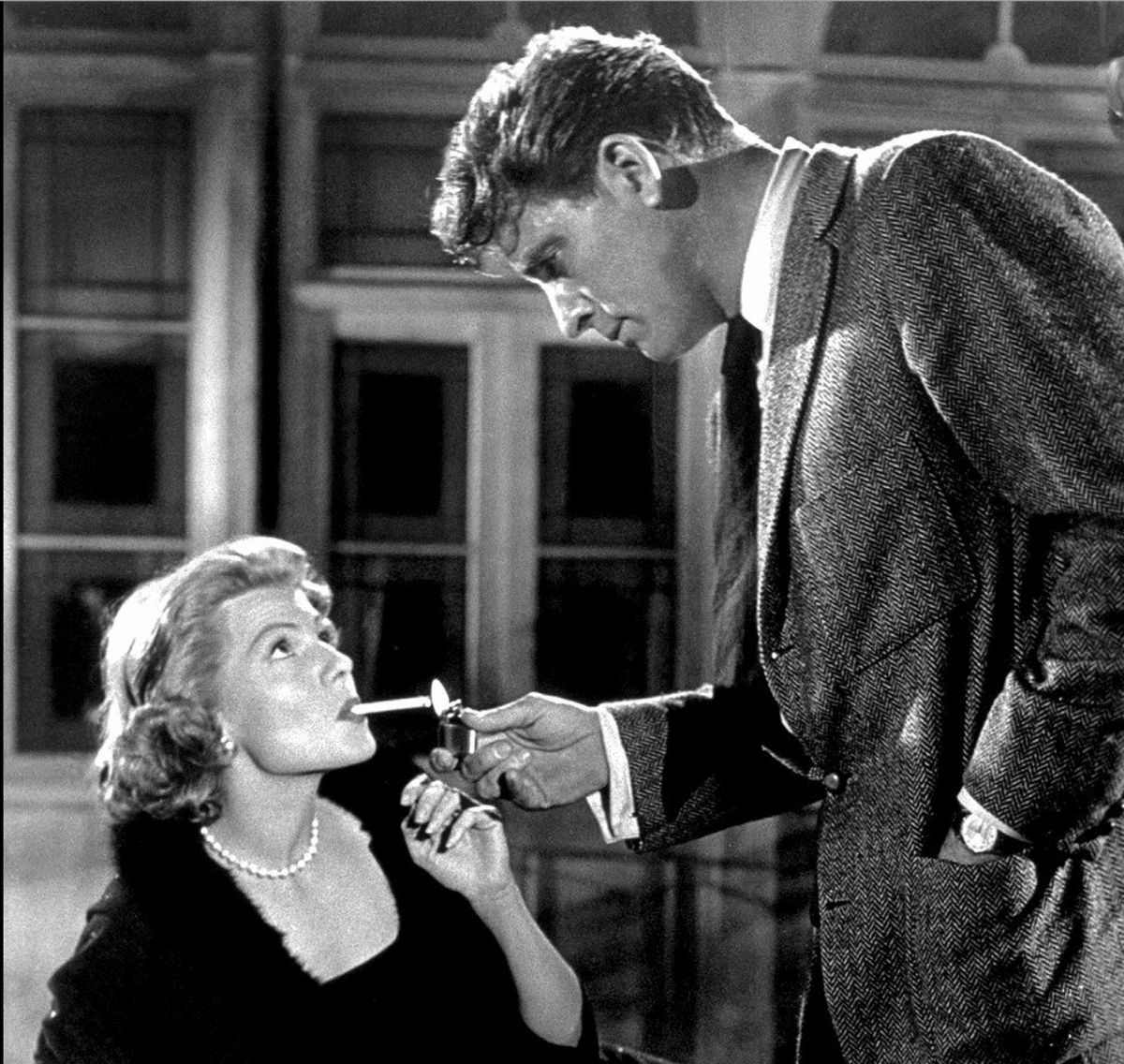Rita Hayworthová a Burt Lancaster ve filmu Oddělené stoly (1958) Autor: Profimedia.cz