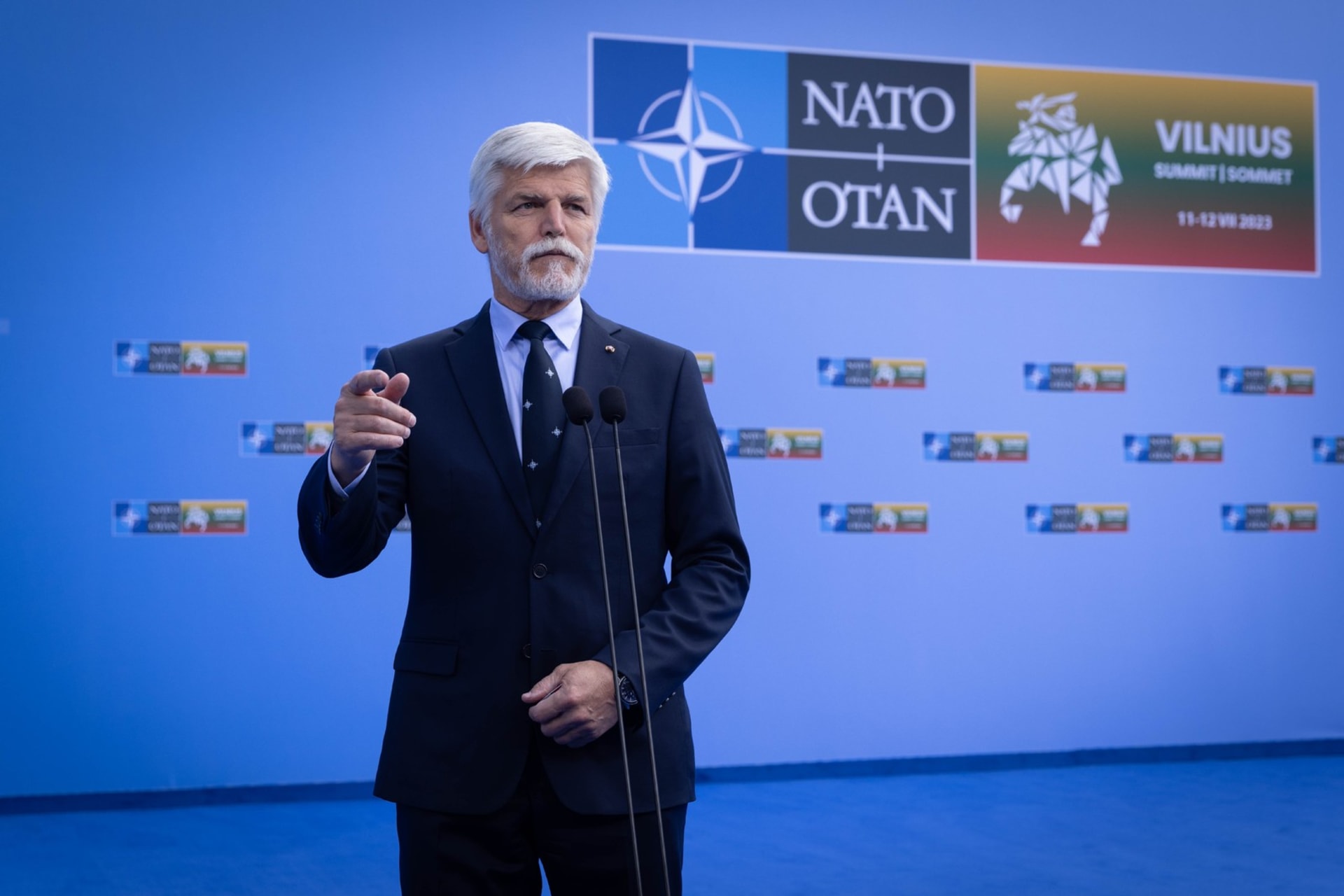 Prezident Petr Pavel na summitu NATO v Litvě